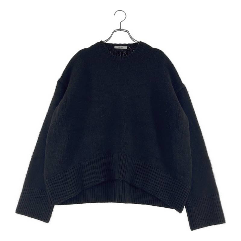 CELINE / セリーヌ | by Phoebe Philo フィービー / カシミール100% チャン足懸かり クルーネックニット | XS | 黒いこと | レディース