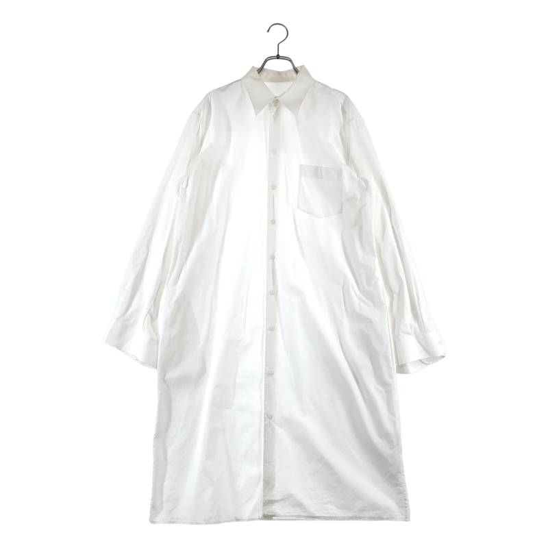 【美品】 Maison Margiela / メゾンマルジェラ | 2020SS | 変形スリーブ オーバーシルエット シャツ ワンピース | 38 | ホワイト | レディース|KLD 店