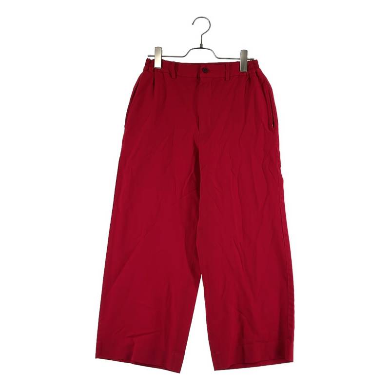 【美品】 COMME des GARCONS COMME des GARCONS / コムコム | 2025AW | 製品加工 テーパードパンツ | XS | レッド | レディース|KLD 店