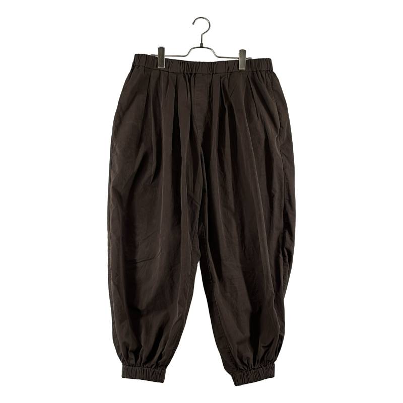 CASEY CASEY / ケーシーケーシー | DEEP PLIS HOMME PANT ペーパーコットン タック ワイド イージーパンツ | L | ブラウン | メンズ｜KLD 店 26,877円