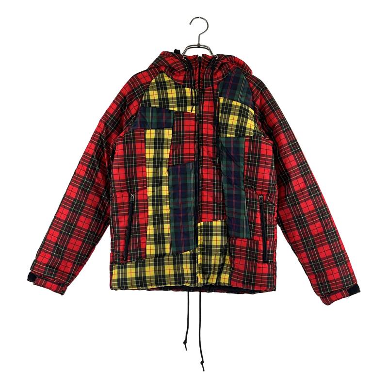 COMME des GARCONS SHIRT / コムデギャルソンシャツ | タータンチェック パッチ 中綿 ジャケット ブルゾン フーディ | XS | マルチカラー | レディース|KLD 店