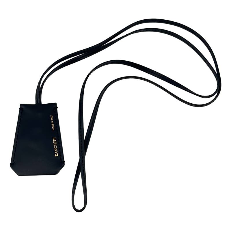 【美品】 ZANCHETTI / ザンケッティ | レザー キーホルダー | ブラック｜KLD 店
