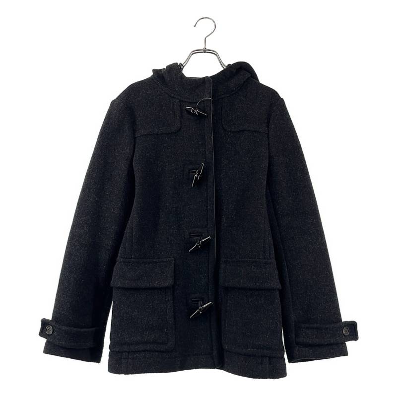 PRADA SPORT / プラダスポーツ | ウール ナイロン ダッフルコート | 38 | ブラック | レディース|KLD 店