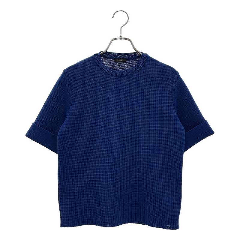 【美品】 JIL SANDER / ジルサンダー | クルーネック ニットTシャツ | ブルー | レディース｜KLD 店