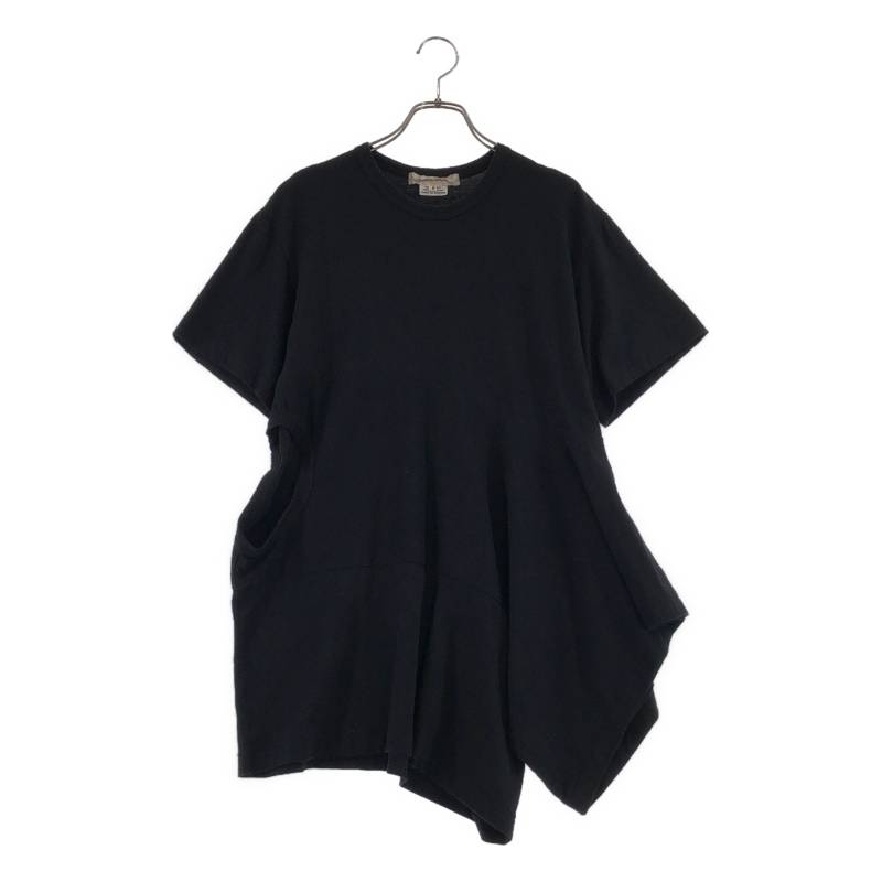 COMME des GARCONS / コムデギャルソン | 2023SS | 変形 オーバーシルエット Tシャツ カットソー | S | ブラック | レディース｜KLD 店 10,349円