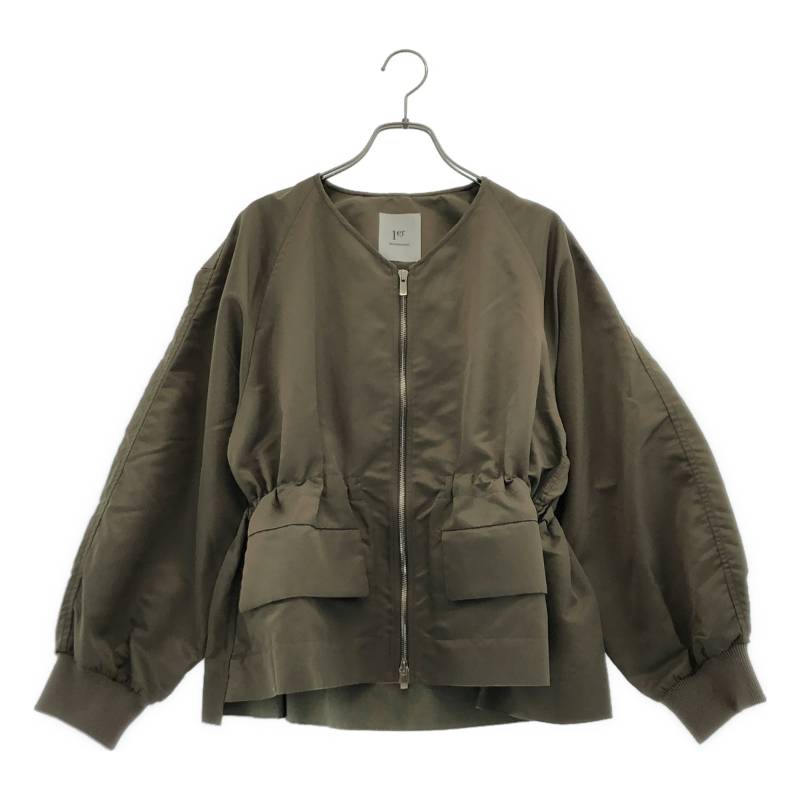 1er Arrondissement / プルミエアロンディスモン | ノーカラー フライトジャケット | 36 | カーキ | レディース｜KLD 店