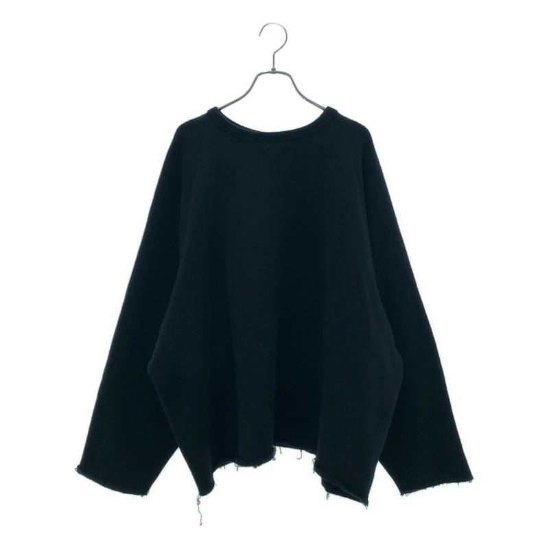 SEEALL / シーオール | GULLIVER SWEAT カットオフ スウェット プルオーバー | 1 | ブラック | レディース|KLD 店