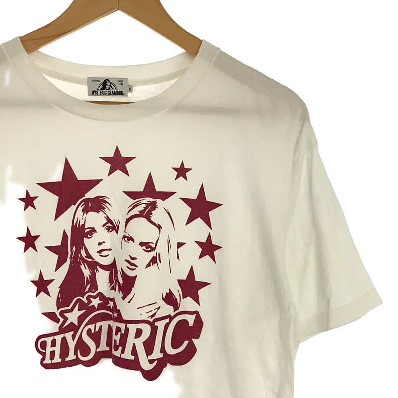 Hysteric Glamour ヒステリックグラマー コットン ヒスガール プリント Tシャツ S ホワイト メンズ 5 大好評