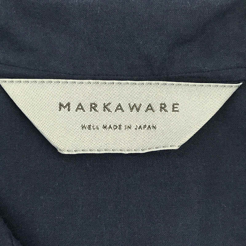 【楽天市場】MARKAWARE / マーカウェア | OPEN COLLAR SHIRTS オーガニック コットン ローン オープンカラー
