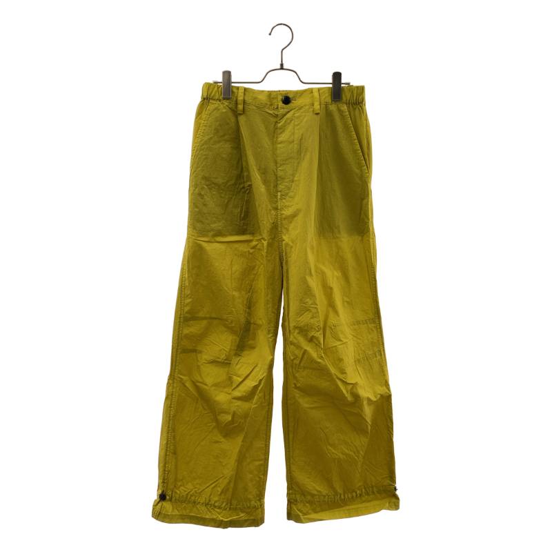 【新品】  prasthana / プラスターナ | parachute over trousers 落下傘 オーパーパンツ | 1（M） | 黄色 | メンズ