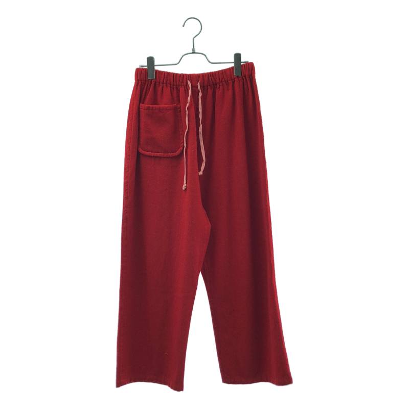 tricot COMME des GARCONS / トリココムデギャルソン | 2021AW | 羊毛 染め工業 ドローストリング ズボン下 | 赤いこと | レディース