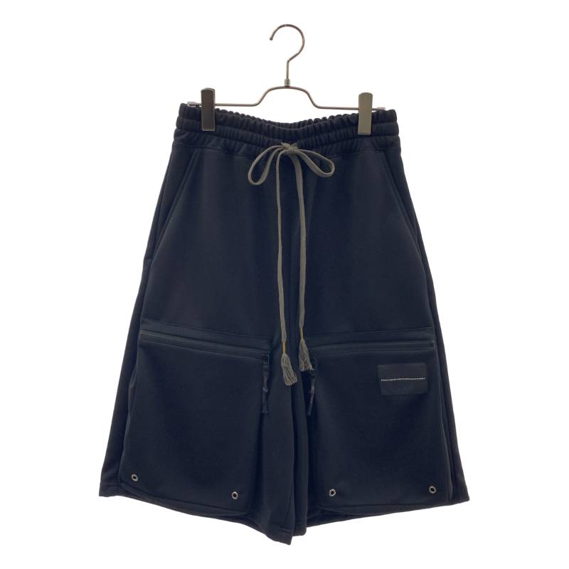 【新品】  prasthana / プラスターナ | tech jersey combat shorts_4hole プルオーバー 武装戦闘 遊撃手ズボン下 | 1（M） | 黒いこと | メンズ
