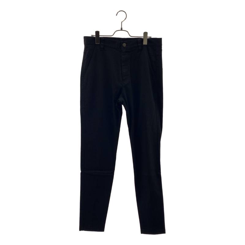 【新品】  prasthana / プラスターナ | back zip jeans バックジップ ズボン下 | 0（S） | 黒いこと | メンズ