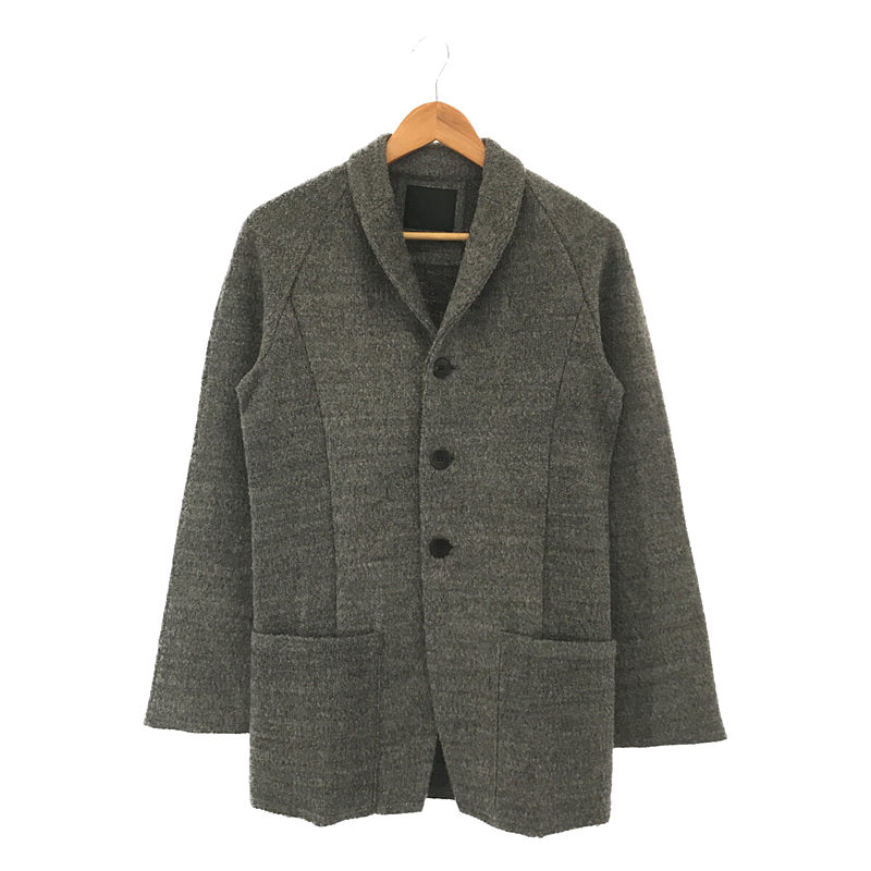 【楽天市場】OURET / オーレット WOOL PILE KNIT TWEED SHAWL COLLAR JACKET ウール パイル