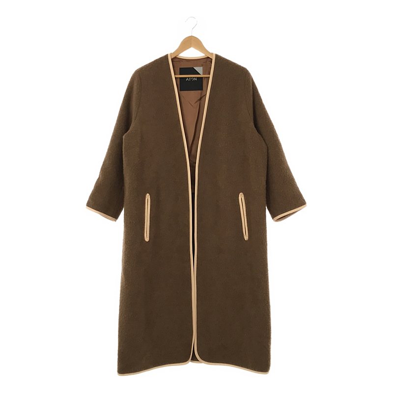 ATON エイトン／AIR DOUBLE MELTON LODEN COAT ATON DOUBLE MELTON LODEN COAT ステンカラーコート - メルカリ