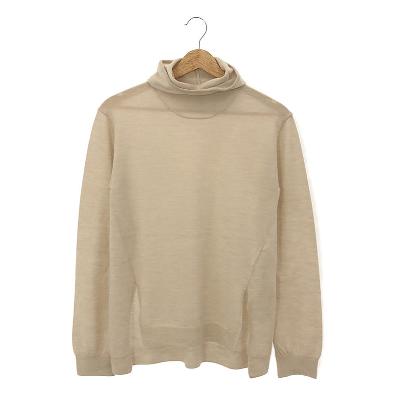 【新品】 Little $uzie / リトルスージー | 2023AW | Extra Fine Merino Wool Hooded Knit ウール フーデッドニット | One | Ivory | レディース|KLD 店