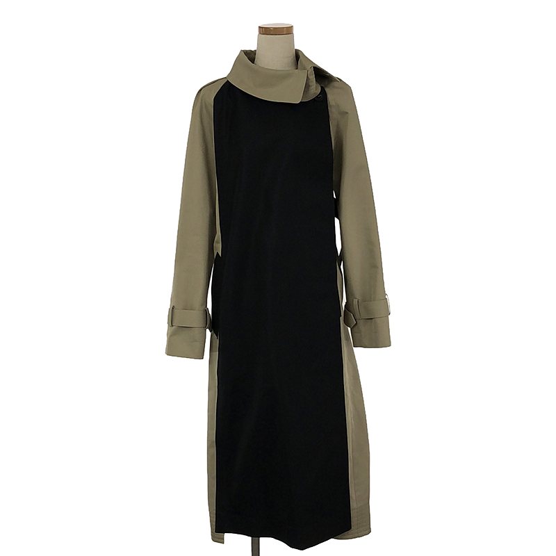 sacai サカイ｜コットンシルク ケープデザイン ショートトレンチコート sacai - sacai ショートトレンチの通販 by ジョージア's shop