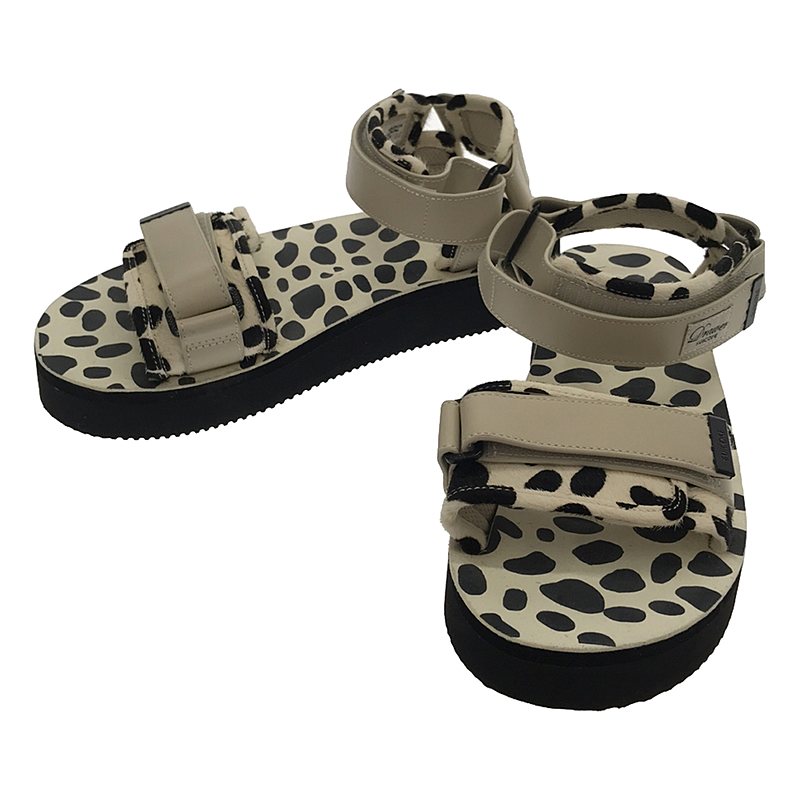 Suicoke / スイコック | Drawer別注 CEL V プラットフォームサンダル | 25 | アイボリー/ブラック | レディース｜KLD 店
