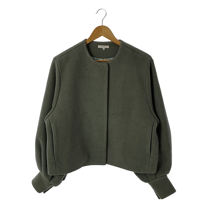 【美品】 yori / ヨリ | 2023AW | エアリーパフショートコート | 38 | モスグリーン | レディース｜KLD 店