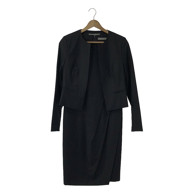 SALE★美品【theory luxe】セレモニー ノーカラージャケット 38 Theory luxe - 新品 theory luxe 24SS Sycamore2 ノーカラー