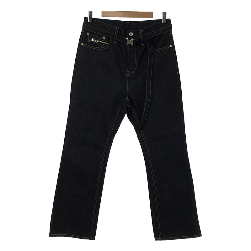 楽天市場】【中古】sacai×BEYONDEXX ベルテッドデニムパンツ 23