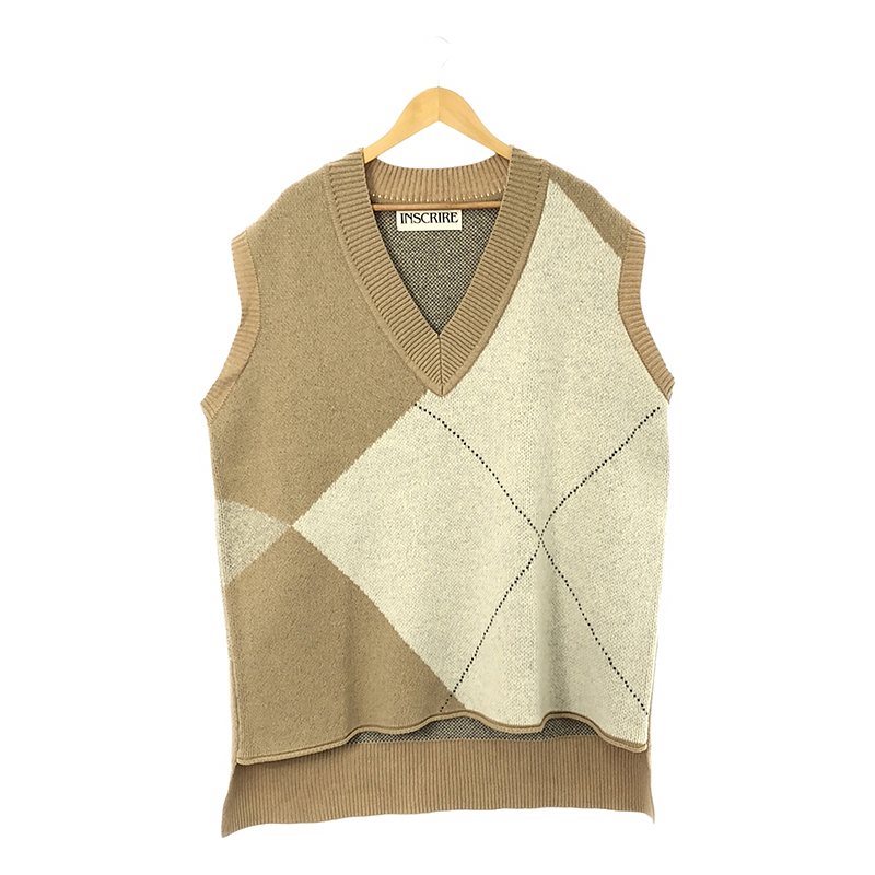 crinkle crinkle crinkle ベージュ ニットベスト 楽天市場】【中古】Crinkle Crinkle Crinkle Vネックニット