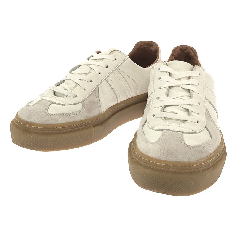 【美品】 REPRODUCTION OF FOUND / リプロダクションオブファウンド | 2023SS | &times; CLANE クラネ別注 GERMAN MILITARY TRAINER ジャーマンミリタリートレーナー スニーカー | 36 | ホワイト | レディース｜KLD 店