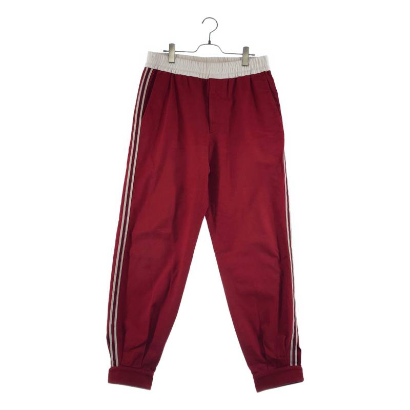 GUCCI / グッチ | 2021SS | コットン サイドラインイージートラウザーズパンツ | 48 | レッド | メンズ