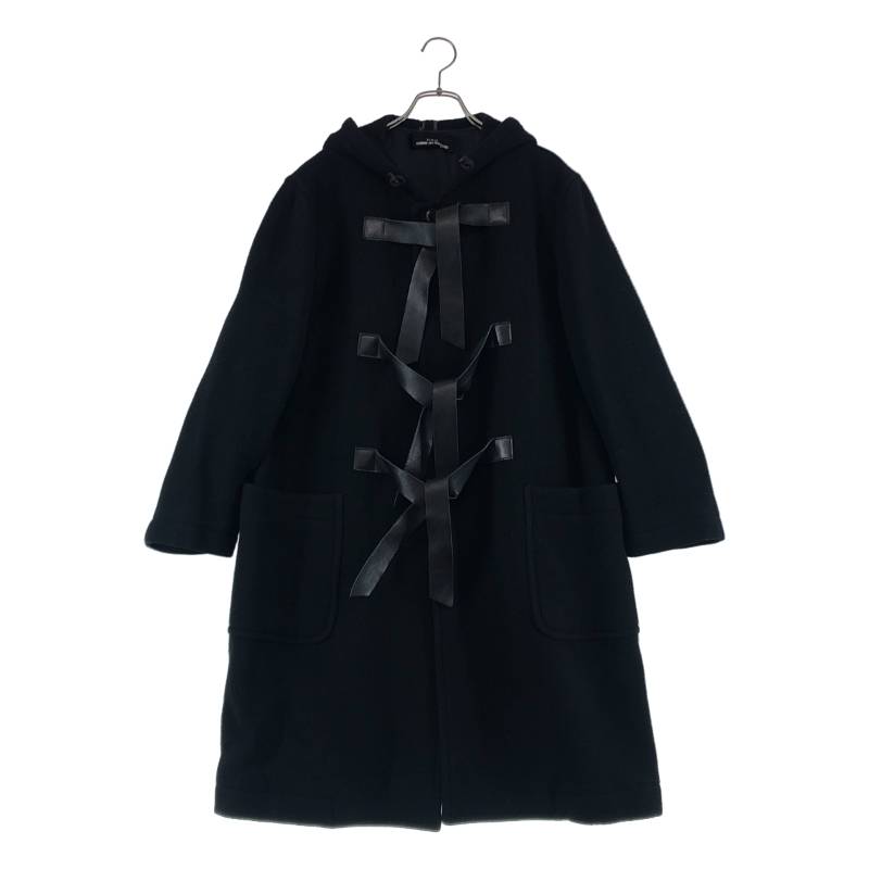 tricot COMME des GARCONS / トリココムデギャルソン | 1992 | ウール シングル オーバーコート フーディ | ブラック | レディース｜KLD 店