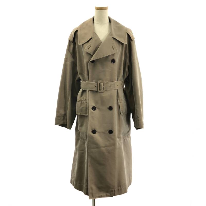 【美品】 DRIES VAN NOTEN / ドリスヴァンノッテン | W.W.COAT OCR / オーバーシルエット ベルテッド トレンチコート | XS | ブラウン系 | レディース
