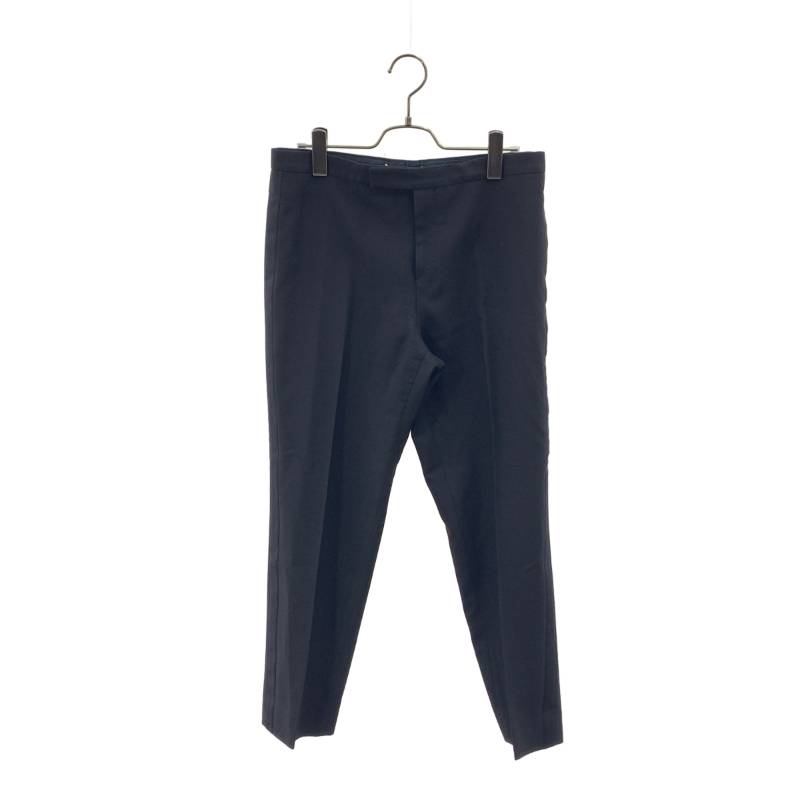 SAINT LAURENT PARIS / サンローランパリ | 羊毛 姿勢伝達ルート 吃烟 スラックス ズボン下 | 38 | 黒いこと | レディース