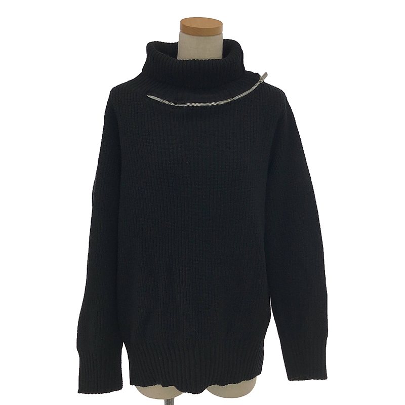 【美品】sacai　ドッキングスウェットシャツ　サイドポケット有　ネイビー　M SACAI サカイ SCM-037 21AW SIDE ZIP COTTON T SHIRT サイド