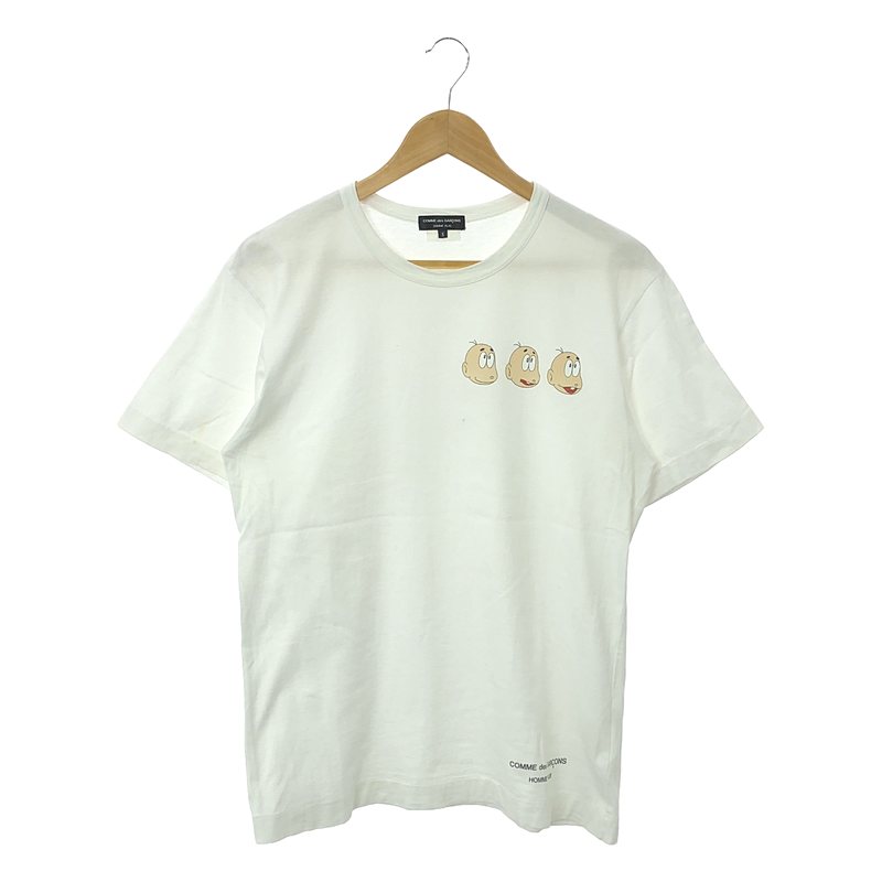 COMME des GARCONS HOMME PLUS / コムデギャルソンオムプリュス | 2008SS | × 魔法使いサリー プリント クルーネック Tシャツ カットソー | S | ホワイト | メンズ画像