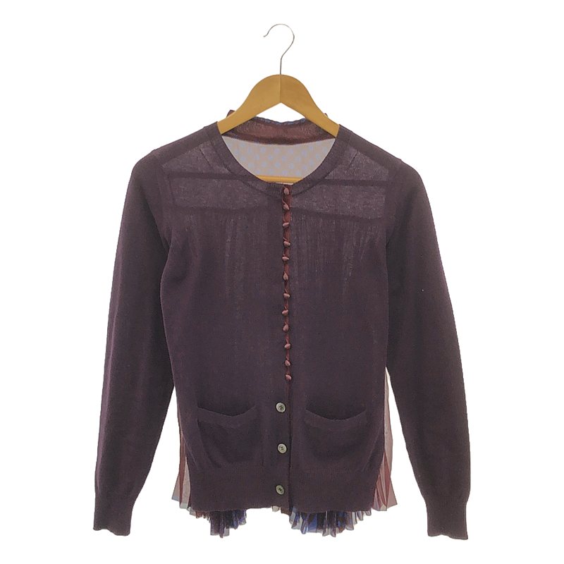 sacai / サカイ | バックプリーツ 格子柄 異素材 プルオーバー ニット | 3 | ブラック/グレー/ブラック | レディース 楽天市場】sacai / サカイ | バックプリーツ 格子柄 異素材 プル
