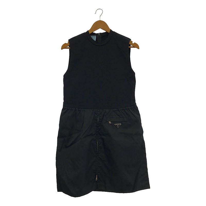 楽天市場】PRADA プラダ RE-NYLON ノースリーブ ワンピース