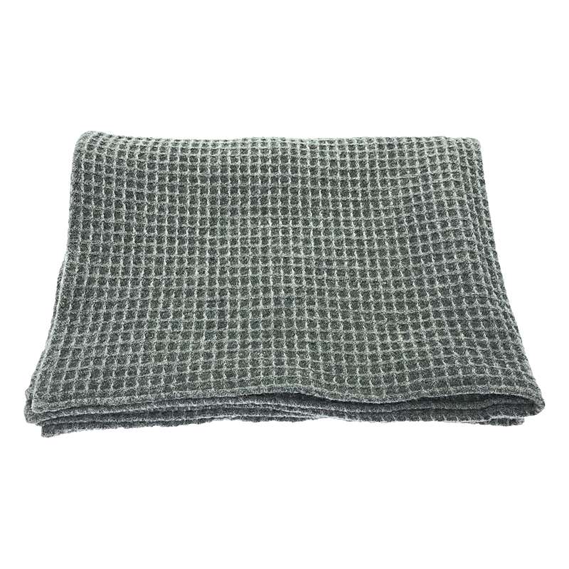 【新品】 R+D. LAB / アールアンドディーラボ | Cialda CM/07 /Project Woven Textile Blanket / カシミヤ ブレンド ウール ブランケット 膝掛け | グレー | レディース