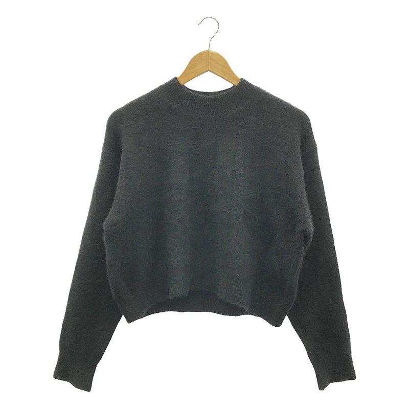 【美品】 H BEAUTY&YOUTH / エイチビューティアンドユース | 2023AW | ＜H＞CROPPED KNIT CARDIGAN クロップドニットカーディガン | ブラック | レディース