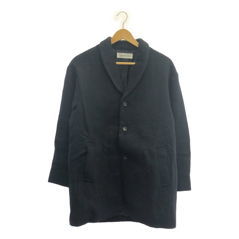 【新品】 prasthana / プラスターナ | circular coat | M | ブラック | メンズ|KLD 店