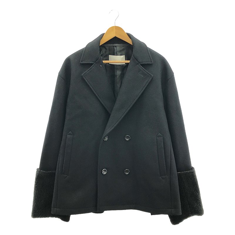 【新品】 prasthana / プラスターナ | double breasted arm guard coat / コート | M | ブラック | メンズ｜KLD 店