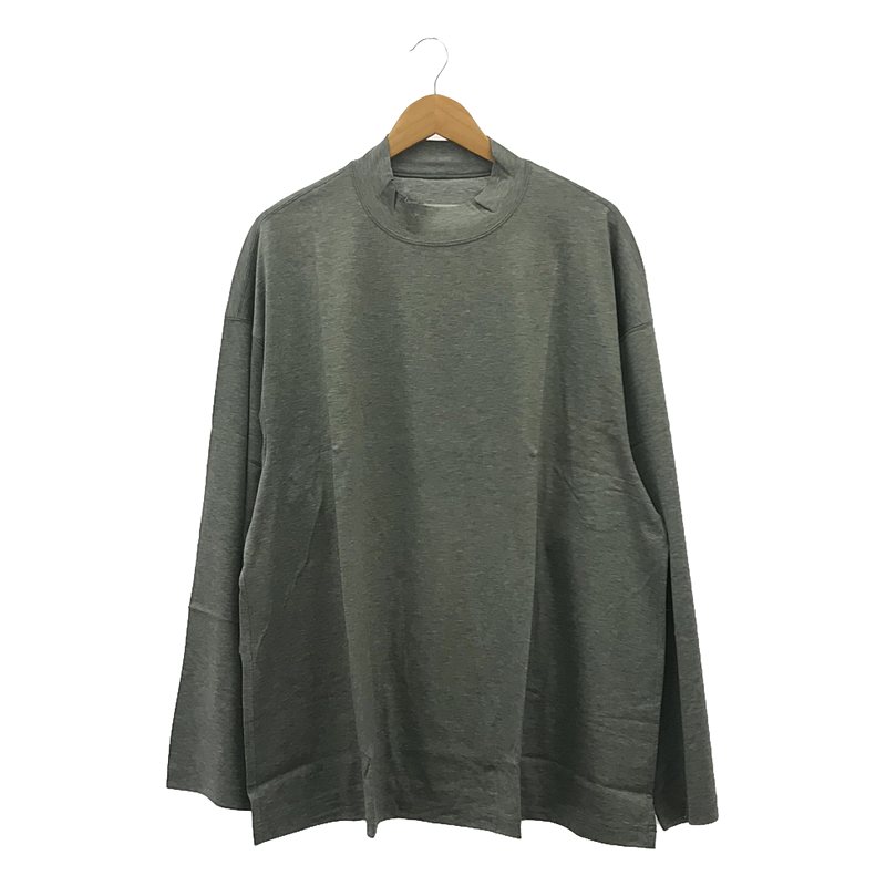 【新品】 prasthana / プラスターナ | big mock neck Tシャツ | M | グレー | メンズ