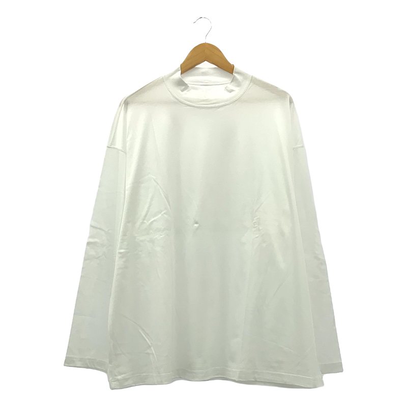 【新品】 prasthana / プラスターナ | big mock neck Tシャツ | M | ホワイト | メンズ