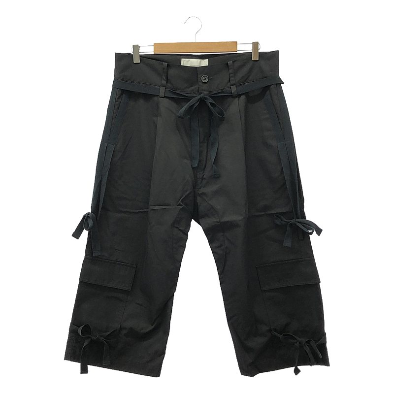【新品】 prasthana / プラスターナ | hang strings cargo trousers / パンツ | M | ブラック | メンズ｜KLD 店