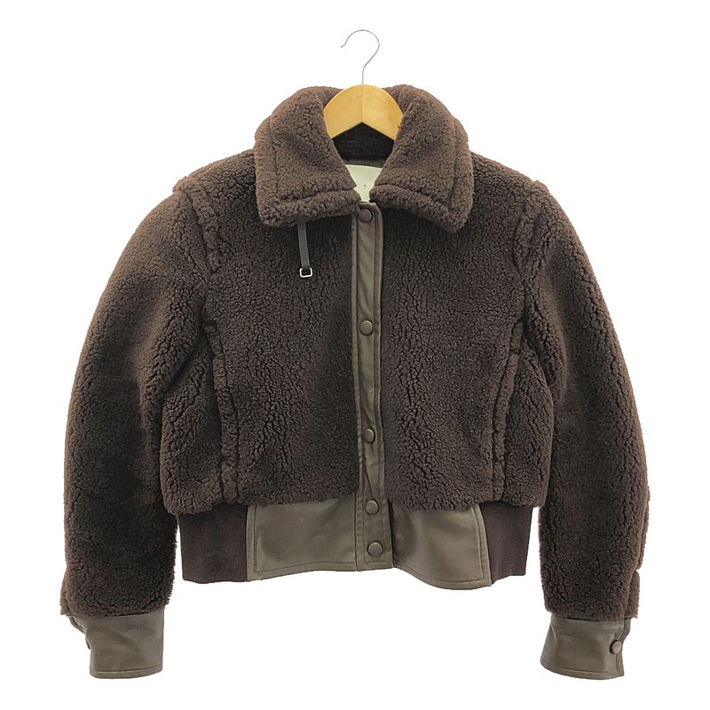 楽天市場】CINOH 【チノ】 BOA COCOON COAT NAVY (23WCO007) ボア