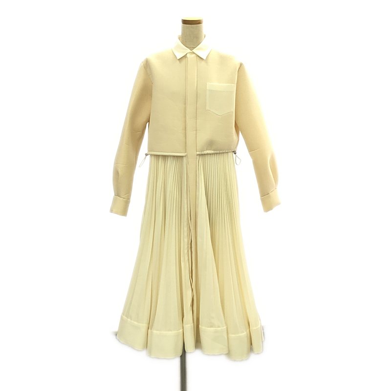 楽天市場】【中古】sacai24AW「Nylon Twill Mix Grosgrain Dress