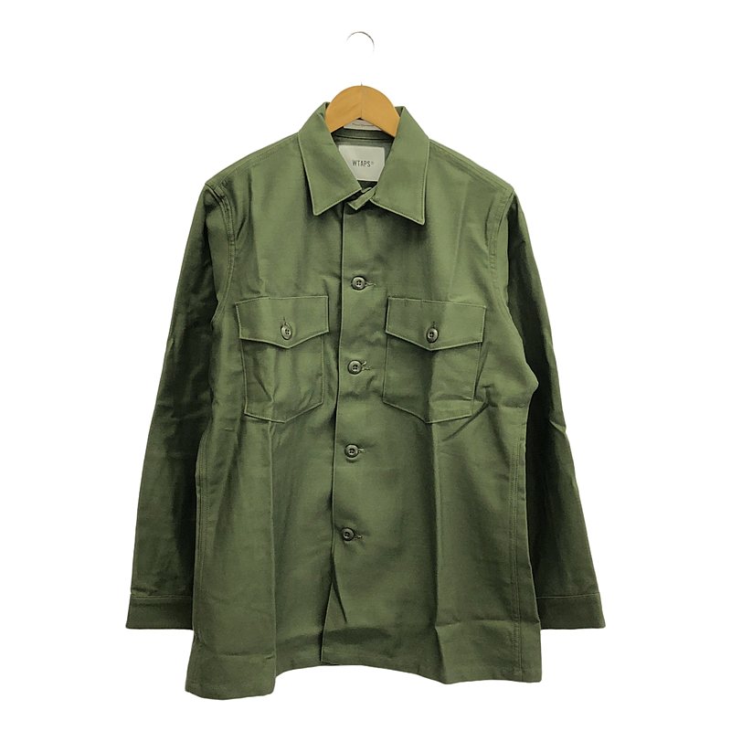 美品 ダブルタップス BUDS LS SHIRT オリーブ ミリタリージャケット 楽天市場】WTAPS(ダブルタップス) サイズ:2 19AW BUDS LS SHIRT