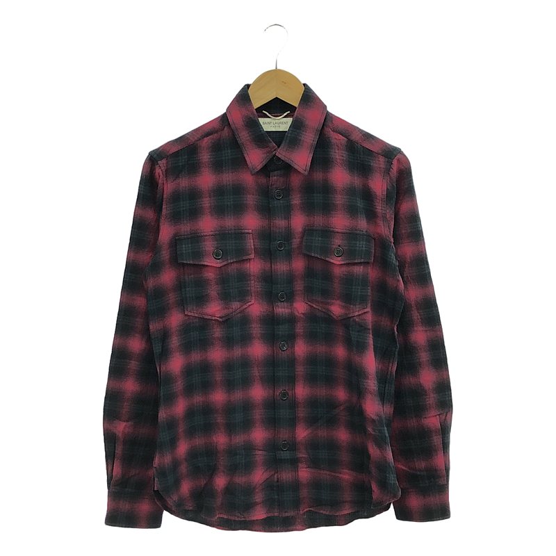 カ*ノ様 Saint Laurent デニムウエスタンシャツ XS 楽天市場】【SALE】 サンローラン SAINT LAURENT デニムシャツ