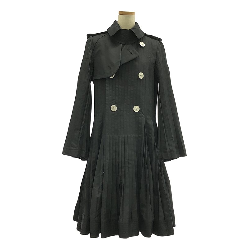 sacai　サカイ　ノースリーブ　チェスターコート　ブラック黒 sacai（サカイ）チェスターコート 黒 サイズ:3(L位) メンズ