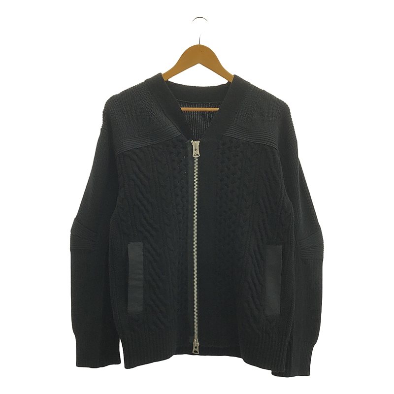 Sacai タイダイニットカーディガン 23aw サイズ1 1新品 sacai サカイ メンズ タイダイ ニットカーディガン