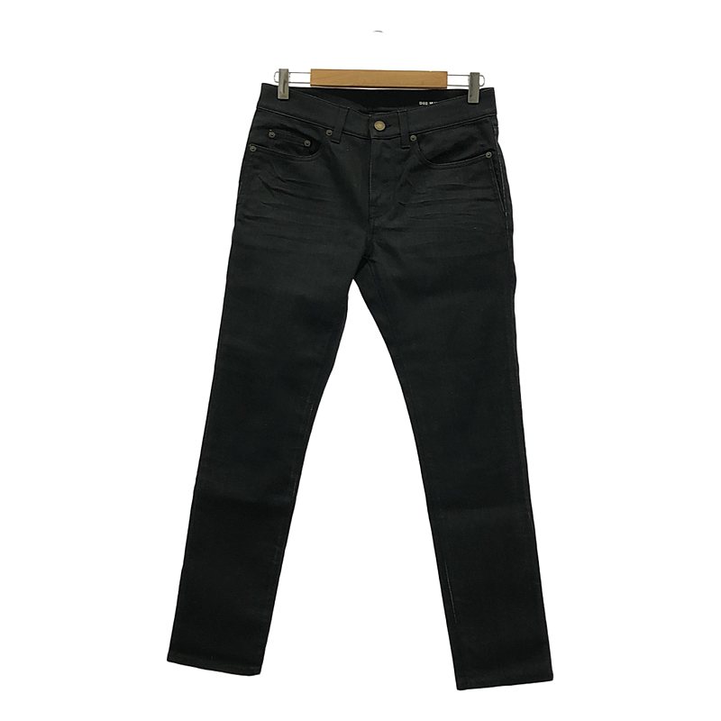 SAINT LAURENT　サンローラン　デニムパンツ　29　ブラック SAINT LAURENT - 17ss サンローラン デストロイスキニーデニム