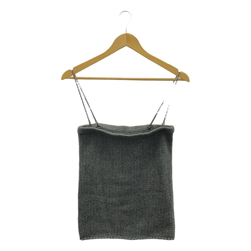 Ganni / ガニー | クロップド バンドゥトップ | 36 | ブラック | レディース Ganni / ガニー | クロップド バンドゥトップ | 36 | ブラック